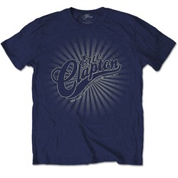 Eric Clapton - Unisex Logo Rays T-Shirt