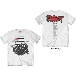 Slipknot - Unisex Iowa Track List T-Shirt