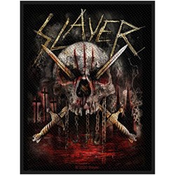 Slayer - Unisex Skull & Swords Standard Patch