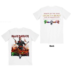 Iron Maiden - Unisex Legacy Of The Beast Live In Mexico City T-Shirt