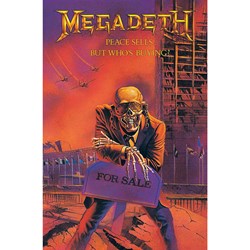 Megadeth - Unisex Peace Sells Textile Poster
