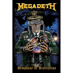 Megadeth - Unisex Symphony Of Destruction Textile Poster