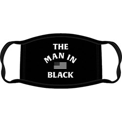 Johnny Cash - Unisex Man In Black Face Mask