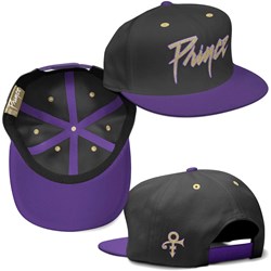Prince - Unisex Gold Logo & Symbol Snapback Cap
