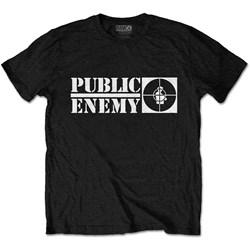 Public Enemy - Unisex Crosshairs Logo T-Shirt