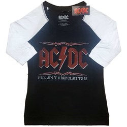 AC/DC - Womens Hell Ain'T A Bad Place Raglan T-Shirt