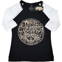 Creedence Clearwater Revival - Womens Down On The Corner Raglan T-Shirt