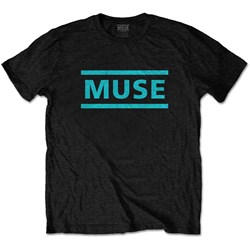 Muse - Unisex Light Blue Logo T-Shirt