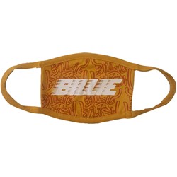 Billie Eilish - Unisex Racer Logo & Graffiti Yellow Face Mask