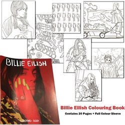 Billie Eilish - Unisex Billie Colouring Book