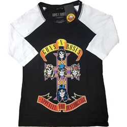 Guns N' Roses - Womens Appetite For Destruction Raglan T-Shirt