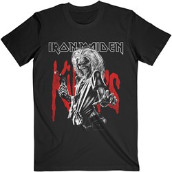 Iron Maiden - Unisex Killers Eddie Large Graphic Distress T-Shirt