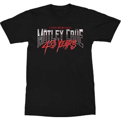 Motley Crue - Unisex 40 Years T-Shirt