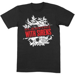 Sleeping With Sirens - Unisex Floral T-Shirt