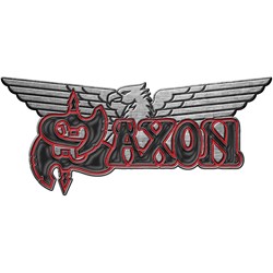 Saxon - Unisex Logo/Eagle Pin Badge