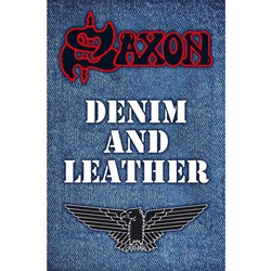 Saxon - Unisex Denim & Leather Textile Poster