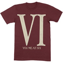 You Me At Six - Unisex Roman Vi T-Shirt