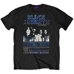Black Sabbath - Unisex Deutsches '73 T-Shirt