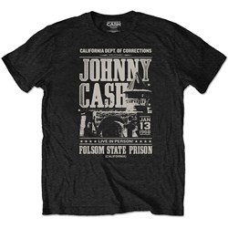 Johnny Cash - Unisex Prison Poster T-Shirt