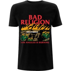 Bad Religion - Unisex Burning Black T-Shirt