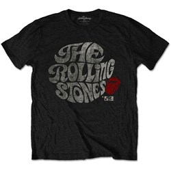 The Rolling Stones - Unisex Swirl Logo '82 T-Shirt