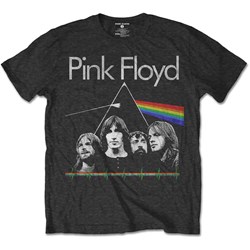 Pink Floyd - Unisex Dark Side Of The Moon Band & Pulse T-Shirt