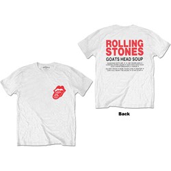 The Rolling Stones - Unisex Goat Head Soup Tracklist T-Shirt