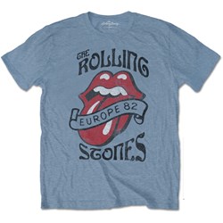 The Rolling Stones - Unisex Europe '82 Tour T-Shirt