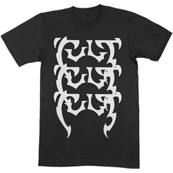 The Cult - Unisex Repeating Logo T-Shirt