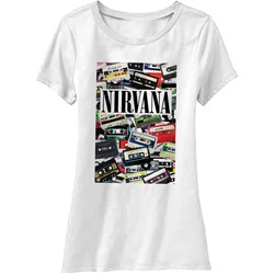 Nirvana - Womens Cassettes T-Shirt
