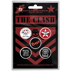 The Clash - Unisex London Calling Button Badge Pack