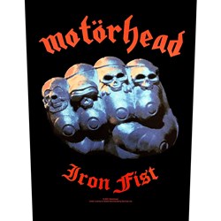 Motorhead - Unisex Iron Fist 2017 Back Patch
