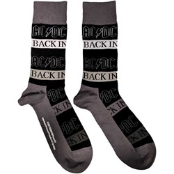 AC/DC - Unisex Back In Black Ankle Socks