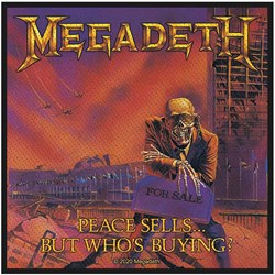 Megadeth - Unisex Peace Sells Standard Patch