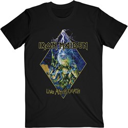 Iron Maiden - Unisex Live After Death Diamond T-Shirt