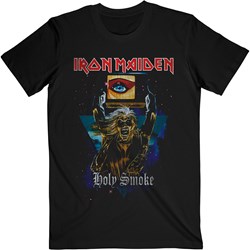 Iron Maiden - Unisex Holy Smoke Space Triangle T-Shirt