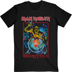 Iron Maiden - Unisex World Piece Tour '84 V.1. T-Shirt