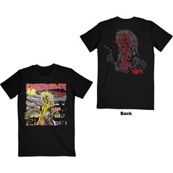 Iron Maiden - Unisex Killers V.2. Album Track List T-Shirt