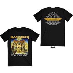 Iron Maiden - Unisex Powerslave World Slavery Tour T-Shirt
