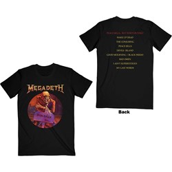 Megadeth - Unisex Peace Sells… Track List T-Shirt