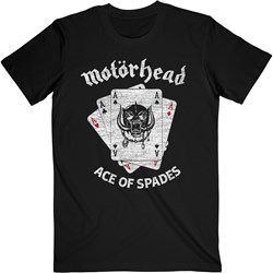 Motorhead - Unisex Flat War Pig Aces T-Shirt
