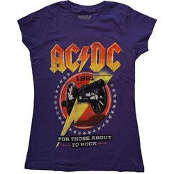 AC/DC - Womens For Those About To Rock '81 T-Shirt