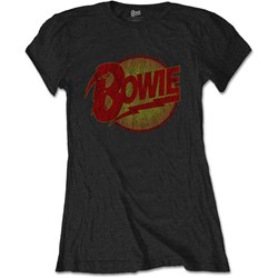David Bowie - Womens Diamond Dogs Vintage T-Shirt