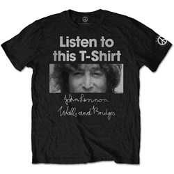 John Lennon - Unisex Listen Lady T-Shirt