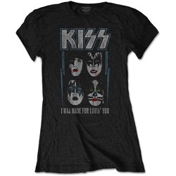 KISS - Womens Made For Lovin' You T-Shirt