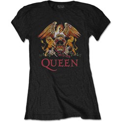 Queen - Womens Classic Crest T-Shirt