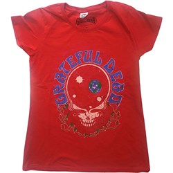 Grateful Dead - Womens Space Your Face & Logo T-Shirt
