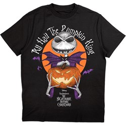 Disney - Unisex The Nightmare Before Christmas All Hail The Pumpkin King T-Shirt