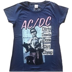 AC/DC - Womens Vintage Ddddc T-Shirt
