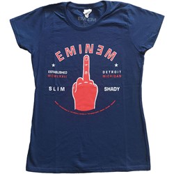 Eminem - Womens Detroit Finger T-Shirt